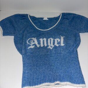 Urban Outfitters Kimchi Blue “Angel” Knit Crop Top – Size S